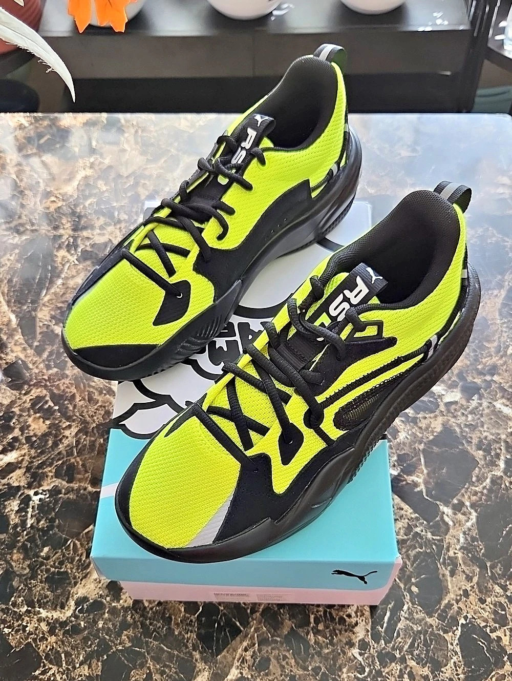 Puma J. Cole x PUMA RS-Dreamer 'Lime Green' (Times Square Pack) Lime Green